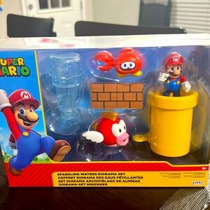 Super Mario Sparkling Waters Diorama Set